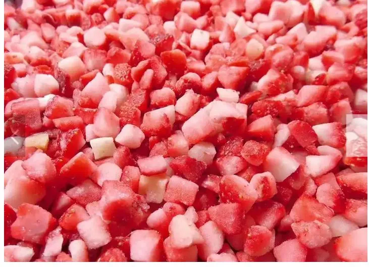 Frozen Bulk IQF Frozen Fruit Strawberry Dice with Good Price